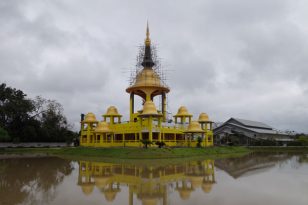 Ausflug weißer Tempel Hall of Ganesha