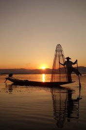 Inle-Lake-Fischer-Sonnenuntergang-3