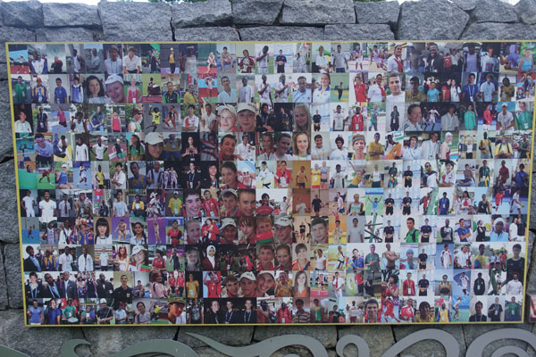 Singapur Sehenswürdigkeiten Marina Bay Olympic Walk