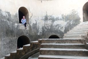 Yogyakarta-Sehenswürdigkeiten-Taman-Sari-Wasserschloss-unterirdische-Moschee-3